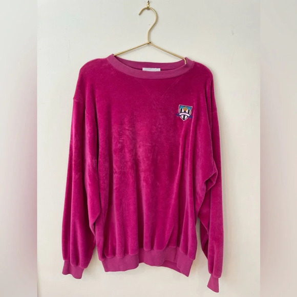 SK Sport Vintage Pullover Women's crewneck Sweatshirt  Size L - Picture 1 of 5